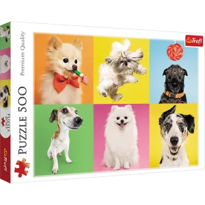 TREFL 500 PIECE PUZZLE DOGS