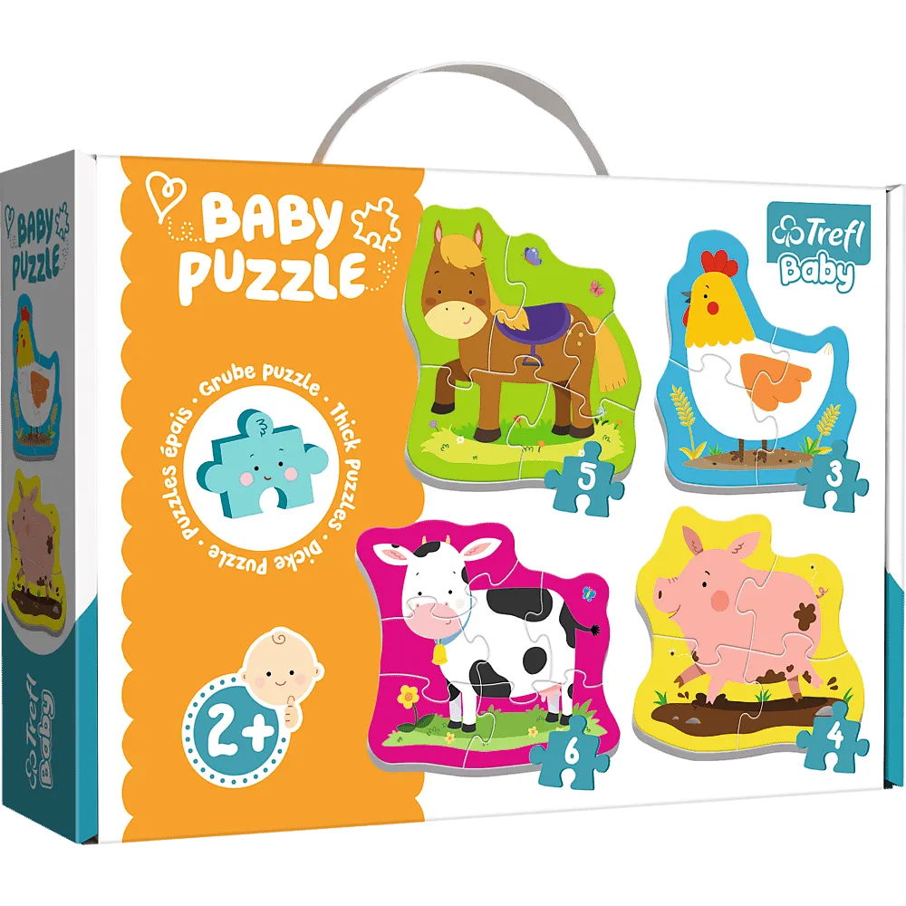TREFL BABY PUZZLE ANIMALS ON THE FARM