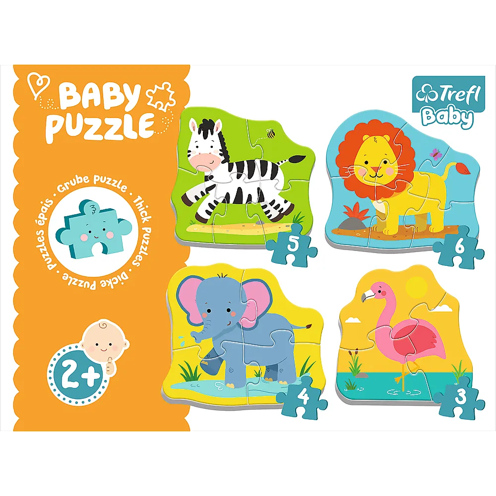 TREFL BABY PUZZLE ANIMALS ON THE SAFARI