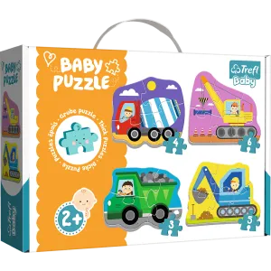 TREFL BABY PUZZLE VEHICLES ON THE CONSTRUCTION SITE