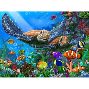 TURTLES OF THE DEEP 1500 PIECE PUZZLE