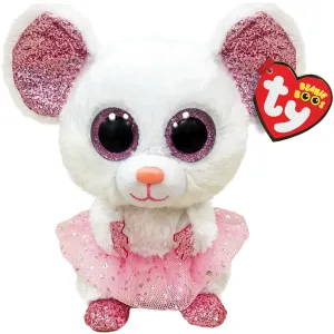 Ty Beanie Boo Regular - Nina White Ballerina Mouse
