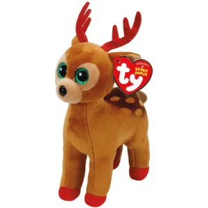 Ty Beanie Boos Babies Tinsel The Brown Reindeer