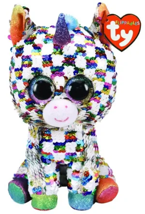 Ty Beanie Boos Flippables Cosmo The Unicorn Medium