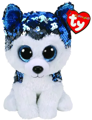 Ty Beanie Boos Flippables Slush The Husky