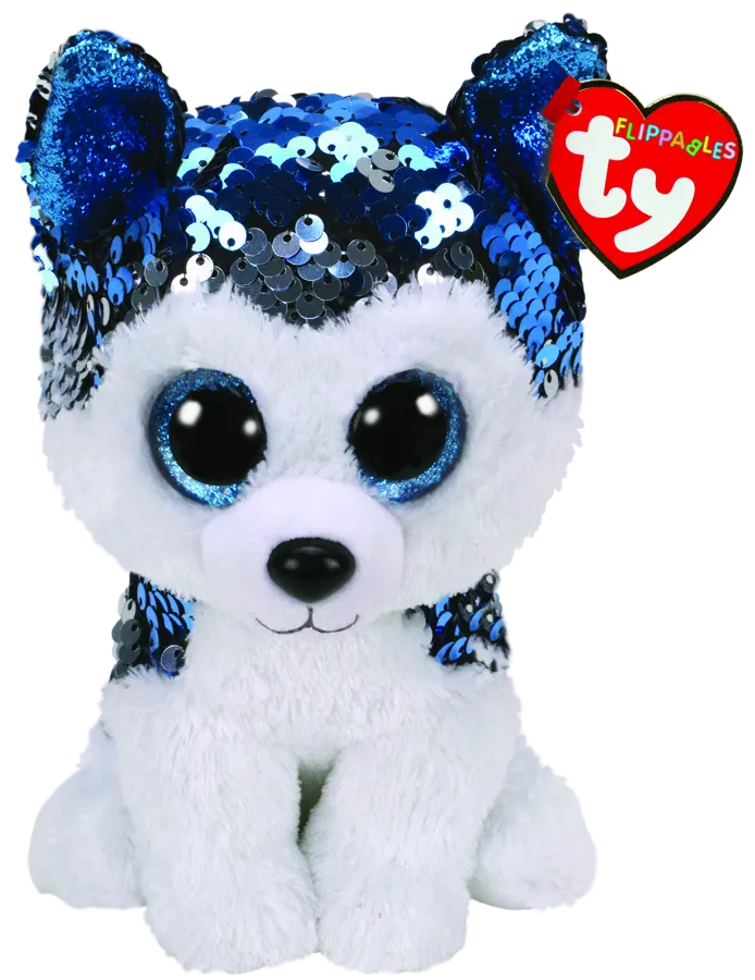 Ty Beanie Boos Flippables Slush The Husky