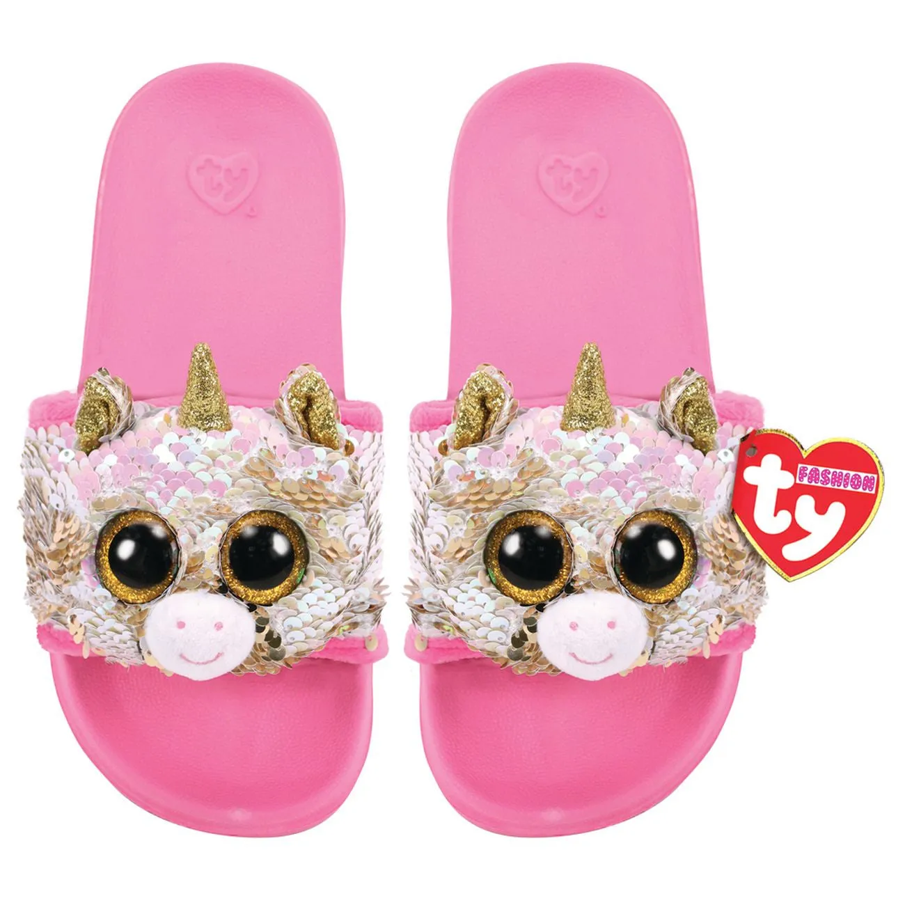 Ty Fashion Sequin Pool Slides S11-13 Fantasia The Unicorn