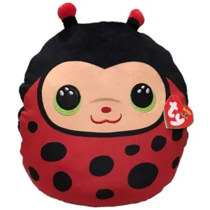 Ty Squishy Beanies 25cm Izzy (Lady Bug)