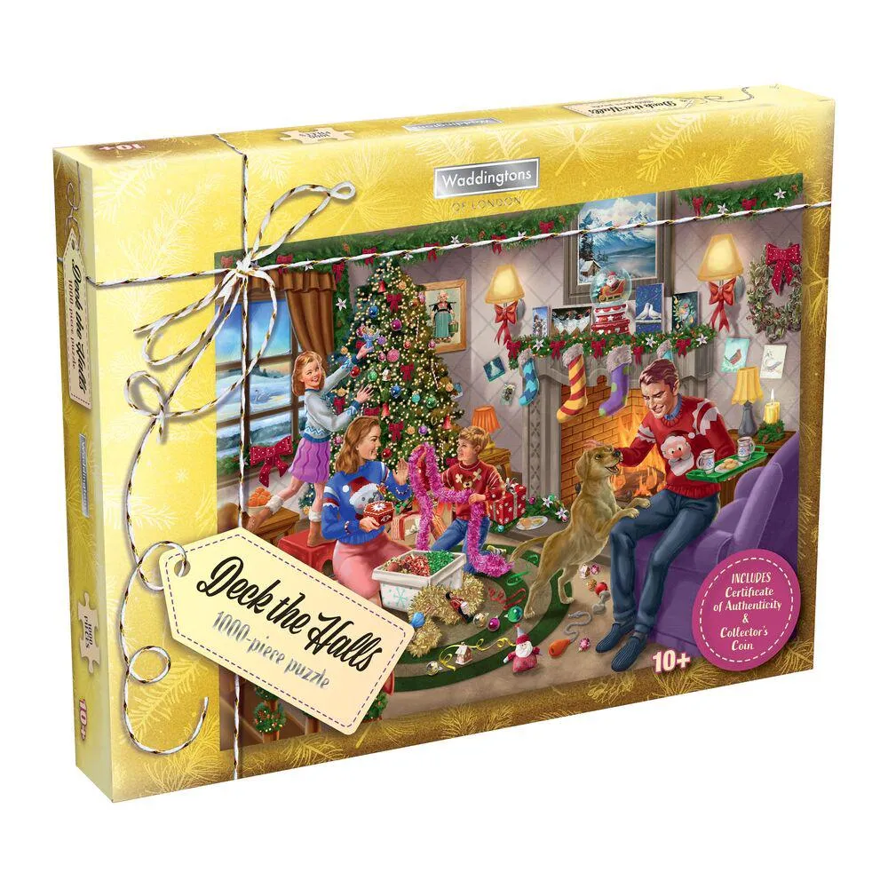 Waddingtons Christmas 'Deck The Halls' 1000 Piece Puzzle
