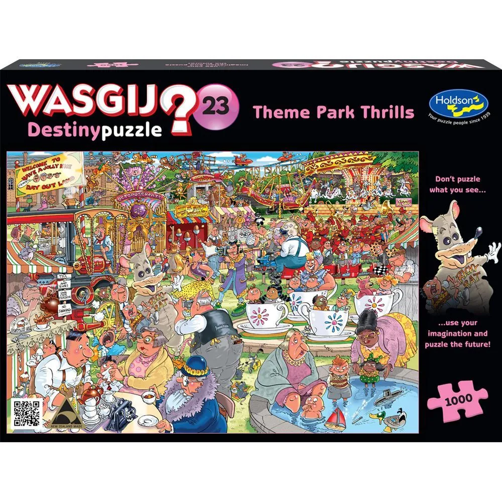 Wasgij Destiny #23 Theme Park Thrills 1000 Piece Puzzle