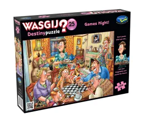 Wasgij Destiny #25 Games Night 1000 Piece Puzzle