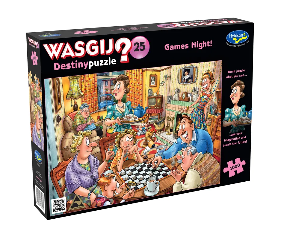 Wasgij Destiny #25 Games Night 1000 Piece Puzzle