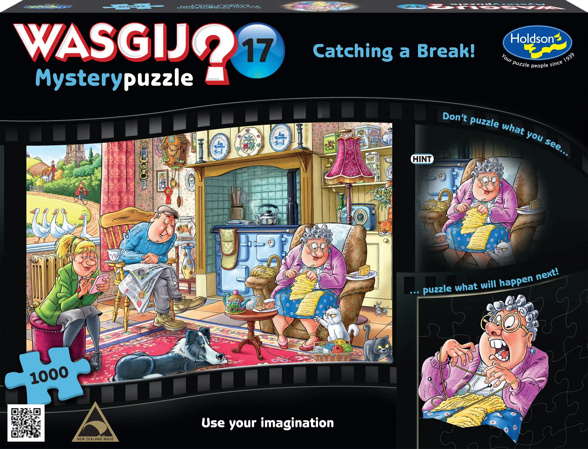 Wasgij Mystery #17 Catching A Break! 1000 Piece Puzzle