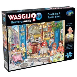 Wasgij Mystery #18 Grabbing A Quick Bite! 1000 Piece Puzzle