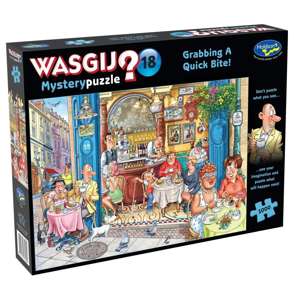 Wasgij Mystery #18 Grabbing A Quick Bite! 1000 Piece Puzzle
