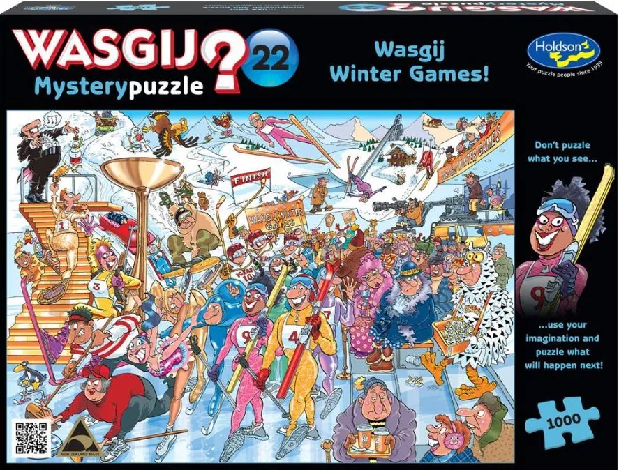 Wasgij Mystery 22 Winter Games 1000 Piece Puzzle