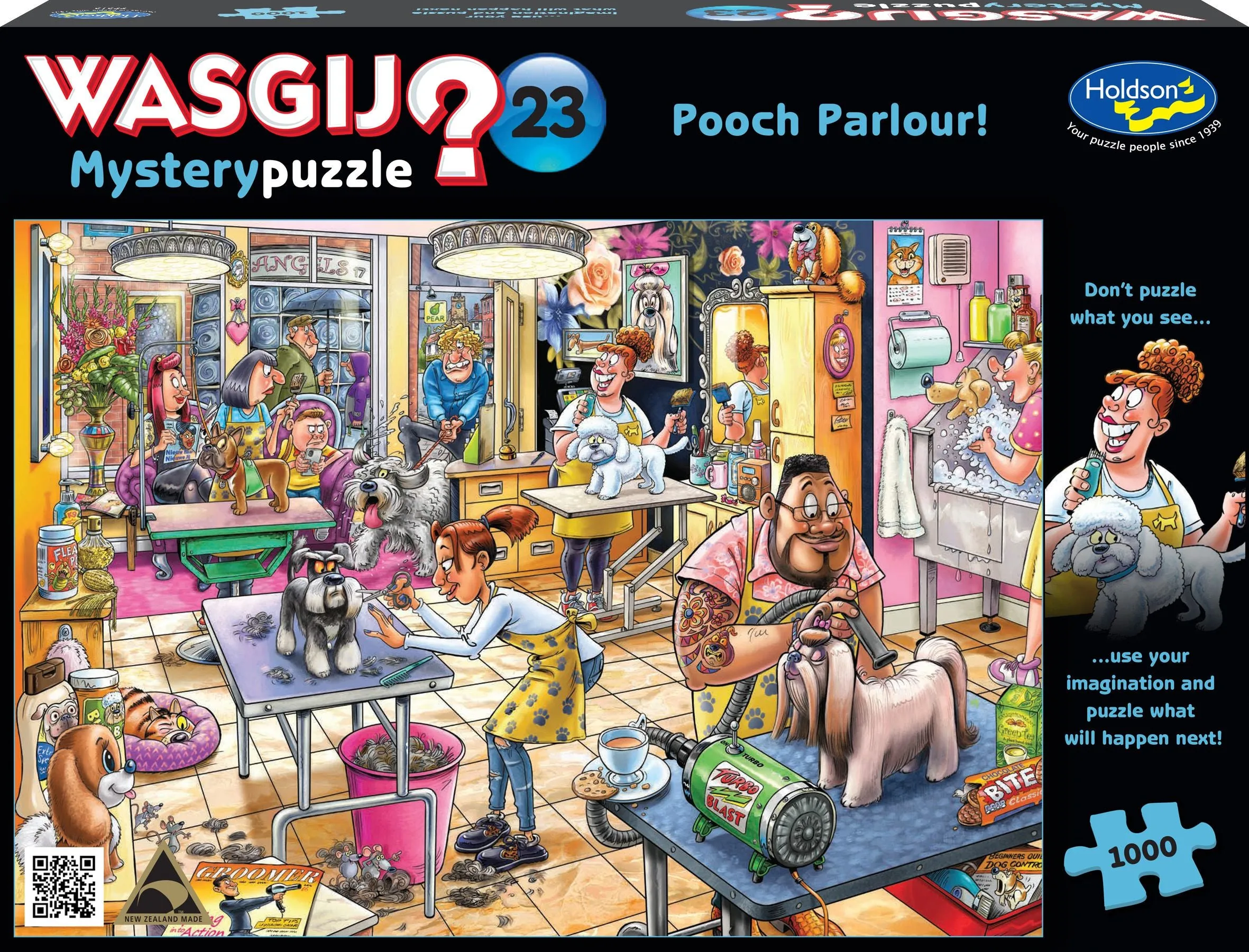 Wasgij Mystery #23 1000 Piece Puzzle Pooch Parlour!