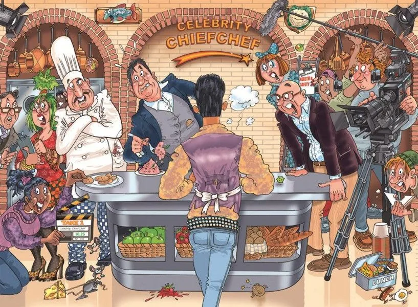 Wasgij Original 26 Celebrity Chief Chef 1000 Piece