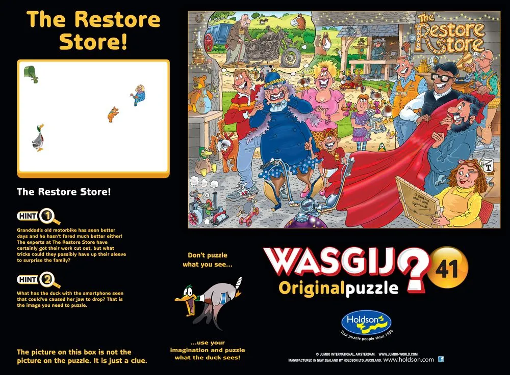 Wasgij Original 41 The Restore Store! 1000 Piece Puzzle