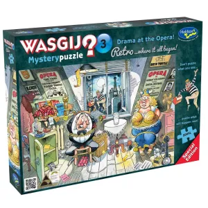 Wasgij Retro 500 Piece Xl Jigsaw Puzzle
Mystery 3 Drama At The Opera