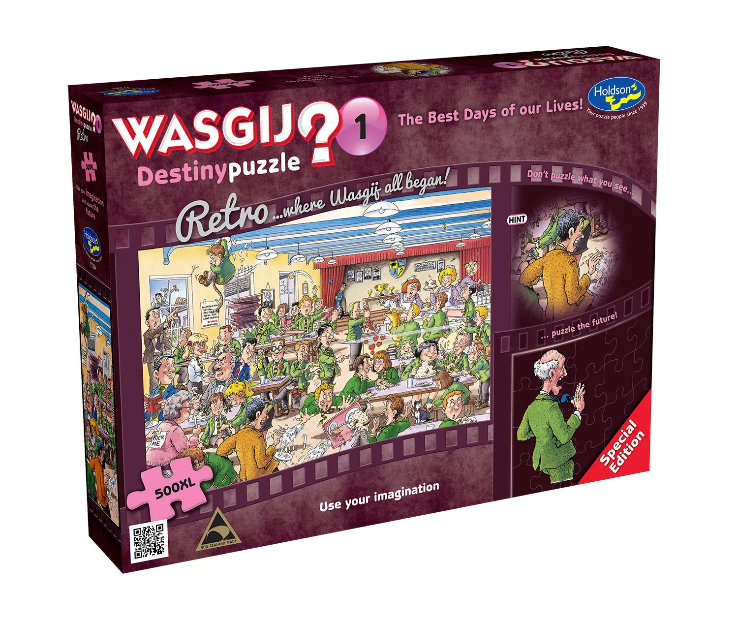 Wasgij Retro Destiny #1 The Best Days Of Our Lives! 500 Xl Piece Puzzle