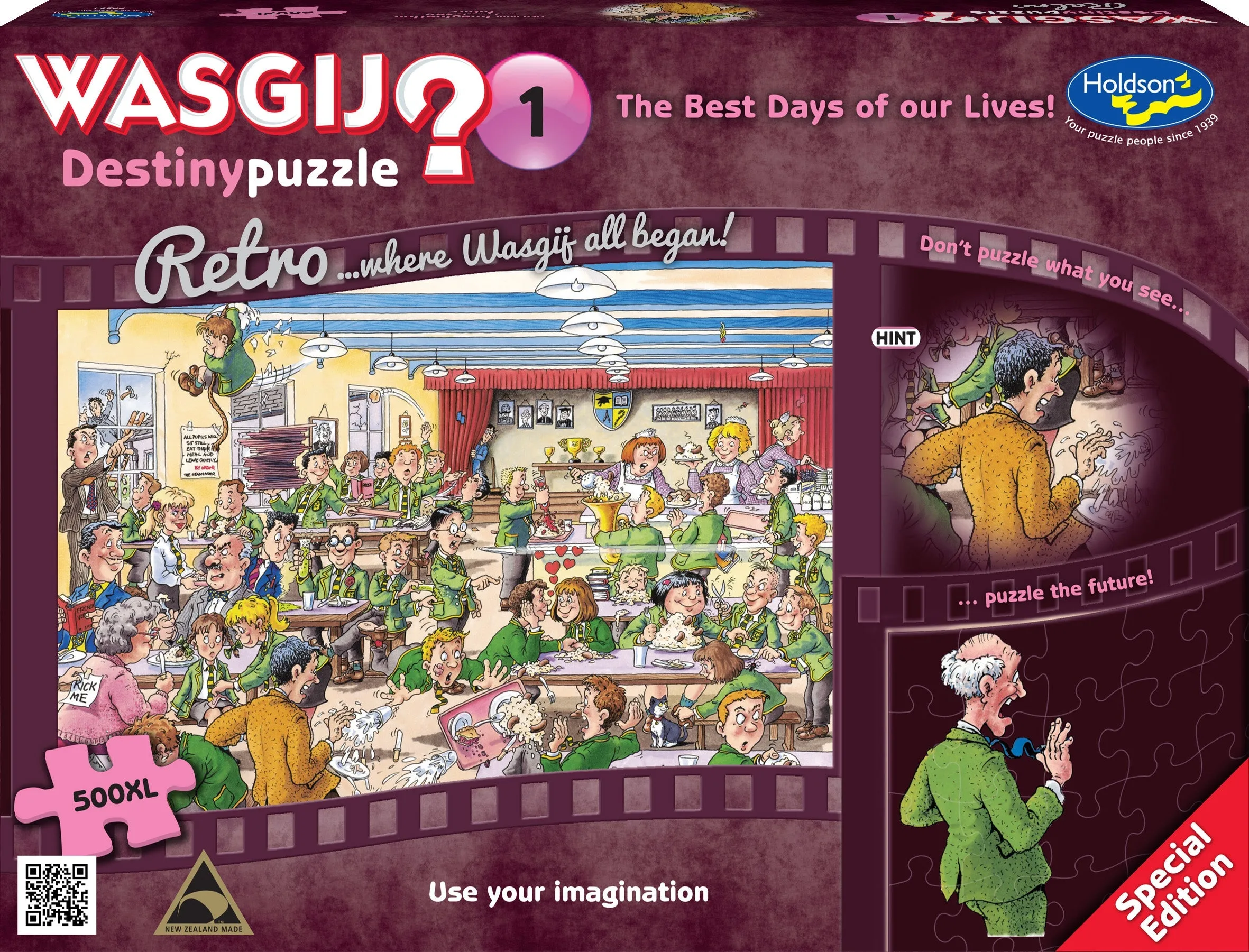 Wasgij Retro Destiny #1 The Best Days Of Our Lives! 500 Xl Piece Puzzle