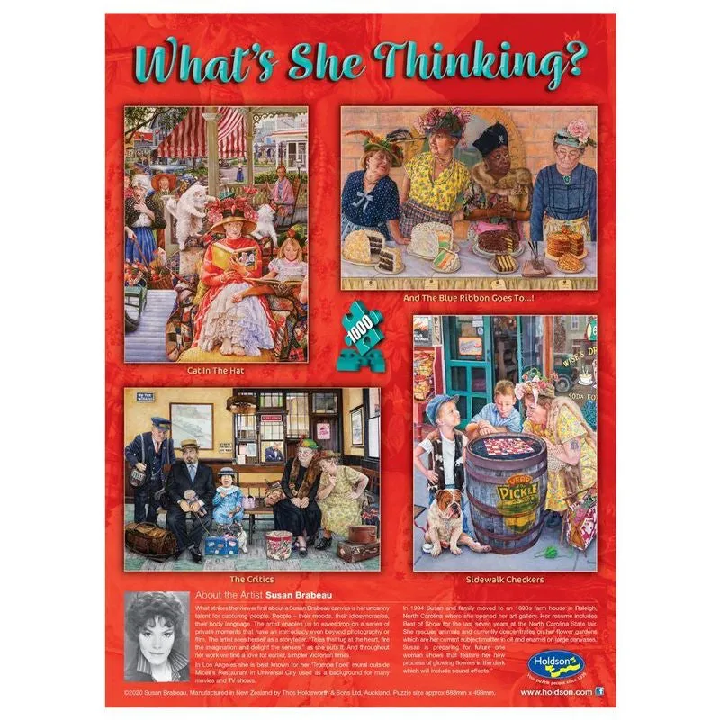 WHAT'S SHE THINKING? CAT IN THE HAT 1000 PIECE PUZZLE