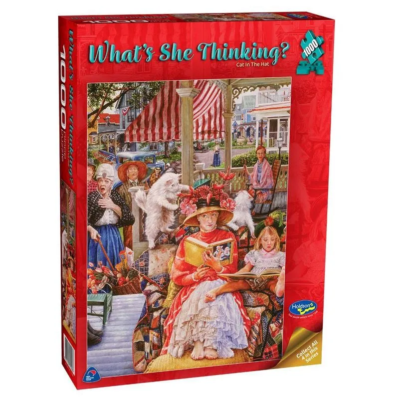 WHAT'S SHE THINKING? CAT IN THE HAT 1000 PIECE PUZZLE