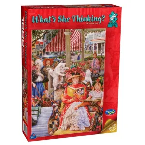 WHAT'S SHE THINKING? CAT IN THE HAT 1000 PIECE PUZZLE
