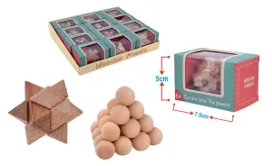 Wooden Puzzles Assorted Styles