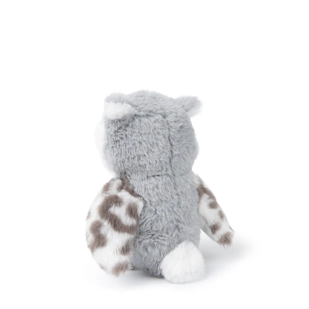 WWF Eco Fluffy Grey Owl - 15cm