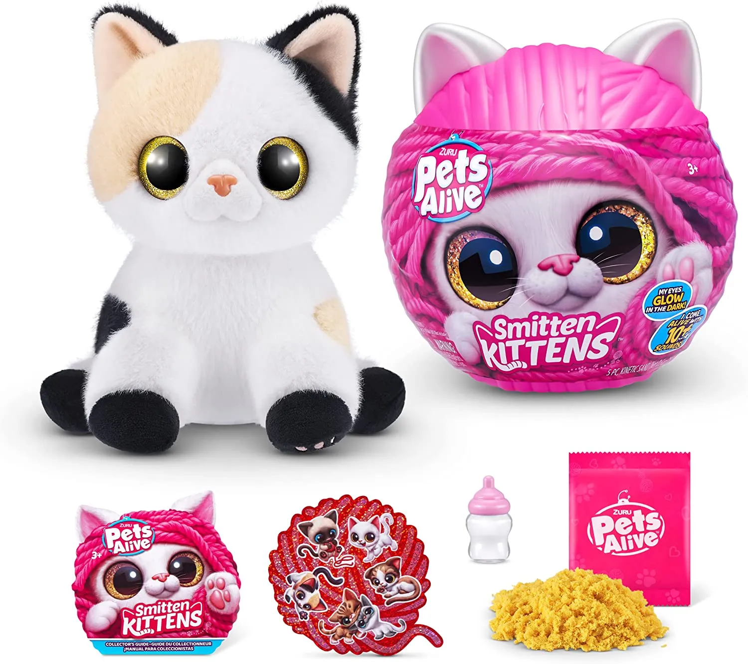 ZURU Pets Smitten Kitten's Interactive Plush